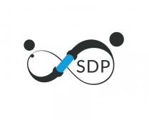 STUDIO DENTISTICO PANDOLFI ABBREVIATO IN SDP INDICATO ALL INTERNO DELLA FIGURA INFINITO CHE RAPPRESENTA IL LAVORO DI SQUADRA ATTRAVERSO IL PASSAGGIO