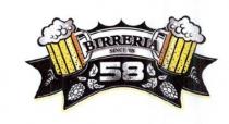 Logo costituito da un gagliardetto contenente la scritta BIRRERIA 68 SINCE 08. All interno del gagliardetto sono presenti come elementi grafici