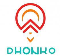 componente verbale DHONKO con logo sovrastante
