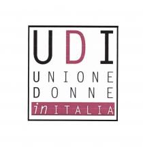 Il marchio consiste nella scritta UDI UNIONE DONNE IN ITALIA, posta su quattro righe, contenuta in un riquadro; i caratteri