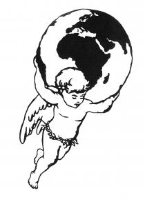 Il marchio consiste in una raffigurazione di un angelo il putto in volo, che sostiene sulle proprie spalle una sfera