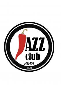 IL MARCHIO RIPORTA LA DICITURA JAZZ CLUB FIRENZE 1979 . LA LETTERA J È SOSTITUITA DALL IMMAGINE DI UN PEPERONCINO ROSSO CON