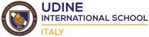 Marchio figurativo, come da esemplare allegato, contenente la dicitura UDINE INTERNATIONAL SCHOOL ITALY, dalla lingua inglese Scuola Internazionale di Udine