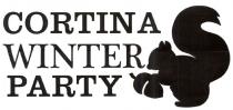 Il marchio consiste nello slogan Cortina Winter Party in traduzione Cortina Festa d Inverno realizzato in tre ordini di scrittura alla