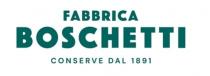 Il marchio è costituito dalle parole FABBRICA BOSCHETTI CONSERVE DAL 1891 ove la parola BOSCHETTI è centrale e dai caratteri