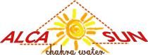 sole stilizzando dentro triangolo con scritta alca sun chakra water