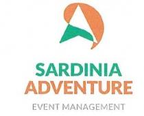 IL MARCHIO E COMPOSTO DALLE PAROLE: SARDINIA ADVENTURE EVENT MANAGEMENT, NEI COLORI VERDE, ARANCIONE E GRIGIO, E DA UN LOGO