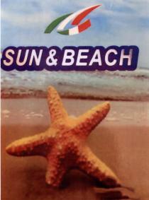 SUN BEACHIL MARCHIO E COMPOSTO DA UNA RAPPRESENTAZIONE GRAFICA E DALLA DICITURA SUN BEACH CON LO SFONDO COMPOSTO