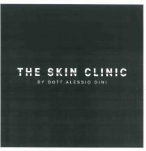 IL MARCHIO CONSISTE NELLA DICITURA THE SKIN CLINIC BY DOTT. ALESSIO DINI SCRITTA IN CARATTERE COOPER HEWITT BOLD . IL TESTO