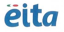 Il marchio e composto dalla rappresentazione grafica della parola eita tutta in minuscolo colore Blu Pantone 647 C - Font