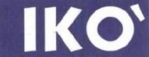 IKO IL MARCHIO D IMPRESA, DI TIPO FIGURATIVO, CONSISTE NELLA DICITURA DI FANTASIA IKO IN CARATTERI MAIUSCOLI BIANCHI, IMPRESSA SU