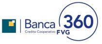 Il marchio consiste nella dicitura BANCA 360 CREDITO COOPERATIVO FVG, disposta su due livelli e abbinata a una componente grafica