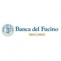 Il marchio consiste nel logo a colori BANCA DEL FUCINO BF 100 ANNI BANCA DEL FUCINO 1923 2023 e parte