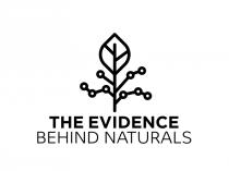 THE EVIDENCE BEHIND NATURALS - Il marchio consiste in un impronta raffigurante la dicitura THE EVIDENCE BEHIND NATURALS in trad. L EVIDENZA