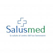 MARCHIO FIGURATIVO SALUSMED la salute al centro del tuo benessere LA TRADUZIONE IN LINGUA ITALIANA DELLA PAROLA salus E salute