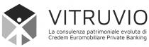 Il marchio consiste nella dicitura VITRUVIO LA CONSULENZA PATRIMONIALE EVOLUTA DI CREDEM EUROMOBILIARE PRIVATE BANKING della quale la parola VITRUVIO