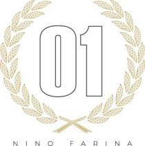 Il marchio consiste nella dicitura 01 NINO FARINA in cui i termini NINO e FARINA sono in carattere stampatello maiuscolo