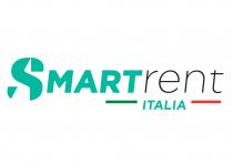 Scritta Smart Rent Italia, composta da 3 parole di dimensioni e colore diversi: Smart in verde con la S grande