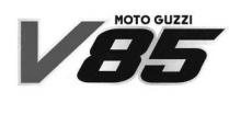 marchio consiste nel logo MOTO GUZZI V85