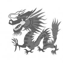 marchio consiste in una figura di drago