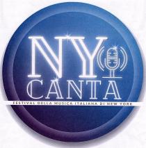 NY CANTA FESTIVAL DELLA MUSICA ITALIANA DI NEW YORK - Il marchio raffigura un cerchio di colore celeste sia chiaro