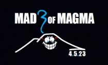 Marchio figurativo con elementi verbali costituito dagli elementi verbali stilizzati MADE OF MAGMA 4.5.23 raffigurati rispettivamente: MADE OF MAGMA in