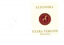 La Tenuta Eleonora di Toledo scritta in colore nero - OLIO ELEONORA Extravergine di Oliva, scritta in colore oro con