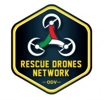 MARCHIO FIGURATIVO RESCUE DRONES NETWORK LA TRADUZIONE IN LINGUA ITALIANA E RETE DI DRONI DI SOCCORSO, COME DA ESEMPLARE ALLEGATO.