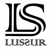 LS LUSSUR - Il marchio consiste in un impronta raffigurante la dicitura LS LUSSUR in caratteri di fantasia, la componente LS