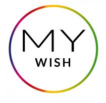 Tetso My-Wish inserito in un cerchio multicolore