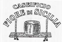 CASEIFICIO FIORE DI SICILIA marchio figurativo Il marchio è formato dalla scritta in maiuscolo: CASEIFICIO, leggermente arcuata, sotto la quale