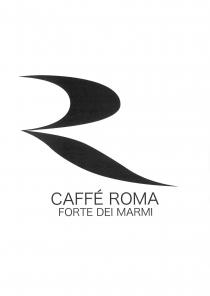IL MARCHIO CAFFE ROMA FORTE DEI MARMI CONSISTE IN UN MARCHIO FIGURATIVO COSTITUITO DA UN LOGO E DA DUE SCRITTE.