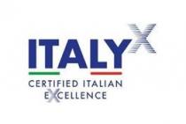 Il marchio di natura figurativa consiste nella dicitura ITALY X CERTIFIED ITALIAN EXCELLENCE in caratteri di fantasia come da esemplare