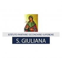 Istituto Paritario Secondario Superiore S. Giuliana rappresentato dall immagine di Santa Giuliana posta nella parte alta del marchio