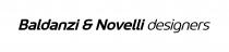 Logo composto dalle parole Baldanzi E Novelli designers, scritte orizzontalmente di colore nero, su sfondo bianco. Le parole Baldanzi E