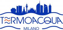 Il marchio consiste nell elemento verbale Termoacqua Milano in colore blu ricompreso tra due onde. La E di Termoacqua è rappresentata