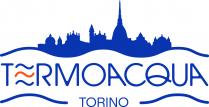Il marchio consiste nell elemento verbale Termoacqua Torino in colore blu ricompreso tra due onde. La E di Termoacqua è rappresentata
