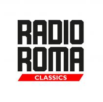 radio roma classics. le parole radio roma in nero e classincs con banda rossa