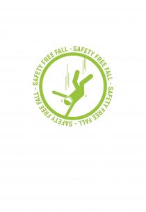 MARCHIO FIGURATIVO SAFETY FREE FALL LA TRADUZIONE IN LINGUA ITALIANA E SICUREZZA IN CADUTA LIBERA, COME DA ESEMPLARE ALLEGATO.