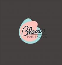 scritta blanco hair saloon all interno di due curvilinee - significato della scritta hair saloon salone di parrucchiere