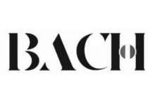 IL MARCHIO CONSISTE NELLA DICITURA BACH SENZA ALCUN SIGNIFICATO IN ITALIANO IN CARATTERI DI FANTASIA, COME DA ESEMPLARE ALLEGATO; IL