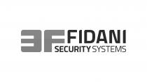 DICITURA 3F FIDANI SECURITY SYSTEMS ; LA DICITURA È SCRITTA CON CARATTERI MAIUSCOLI DI FANTASIA E, NELLE RAPPRESENTAZIONI A COLORI, È