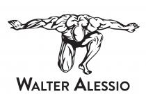 Il logo Walter Alessio Personal Trainer è formato da 2 elementi: simbolo e testo. Il simbolo rappresenta la stilizzazione di