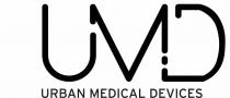 UMD URBAN MEDICAL DEVICES UMD CARATTERE DI PURA FANTASIA crea un unione tra le lettere UMB caratterizzate da un