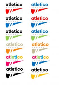 il marchio si compone della scritta in stampatello minuscolo atletico e sotto ad essa, la scritta, in corpo più piccolo