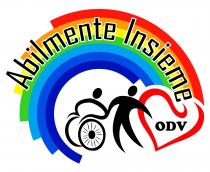 IL LOGO CONSISTE IN UN CERCHIO A FONDO DI COLORE BIANCO-NEUTRO CON ALL INTERNO RIPORTATO, SULLA PARTE SUPERIORE, L ARCOBALENO QUALE SIMBOLO