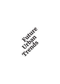 Il marchio è composto dalle parole Future Urban Trends scritte in Merriweather UltraBold di Sorkin Type su tre righe inclinate