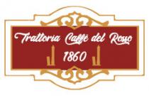 Il marchio della Trattoria Caffè Del Rosso si ispira alle torri di Bologna, simbolo della città, per trasmettere storia e