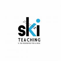 Il marchio si compone della dicitura ski di colore nero e azzurro, dove le due stanghette oblique della lettera k