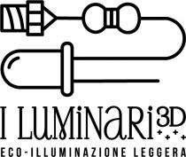 Composto da Pittogramma contenente simboli del processo produttivo dei prodotti dell azienda richiedente Ugello stampante, resistenza, diodo LED, scritta I LUMINARI